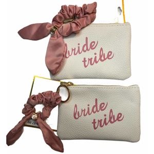👛2/$20 Bride Tribe Pouch and Scrunchie Bridesmaid